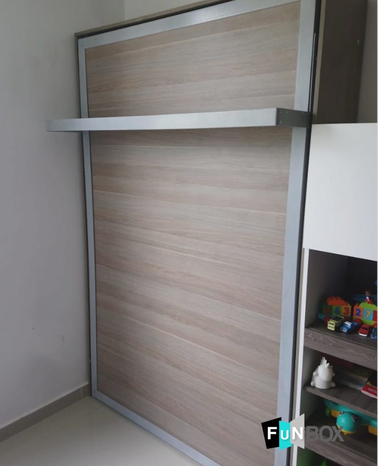 cama abatible vertical con repisa Bogotá Medellín