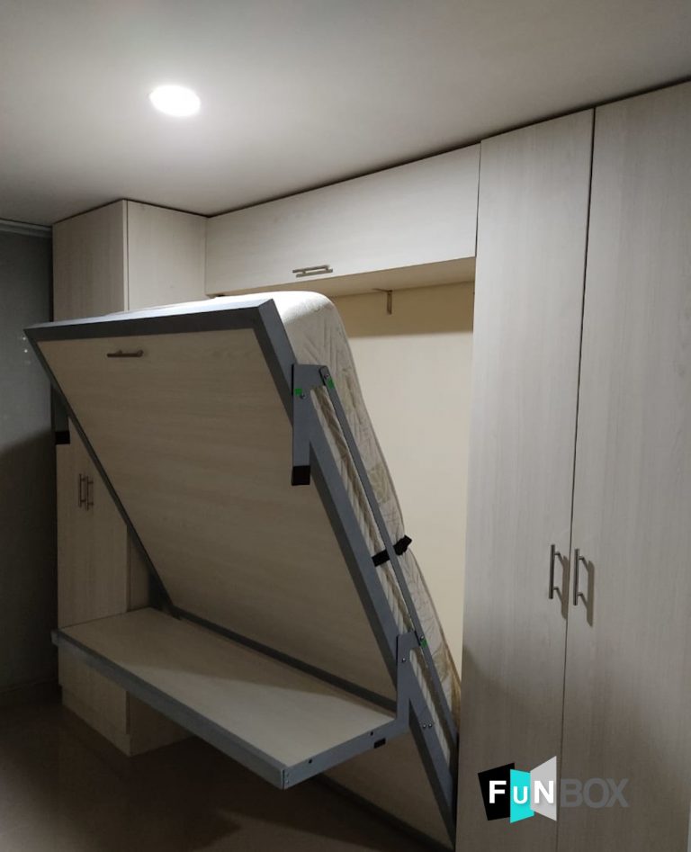 cama abatible vertical con escritorio y closet Bogotá- Medellín